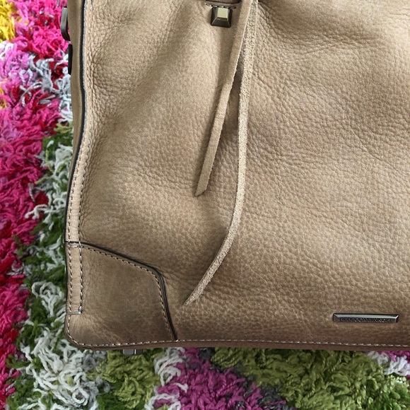 Rebecca Minkoff Regan Satchel purse, taupe - Picture 14 of 16